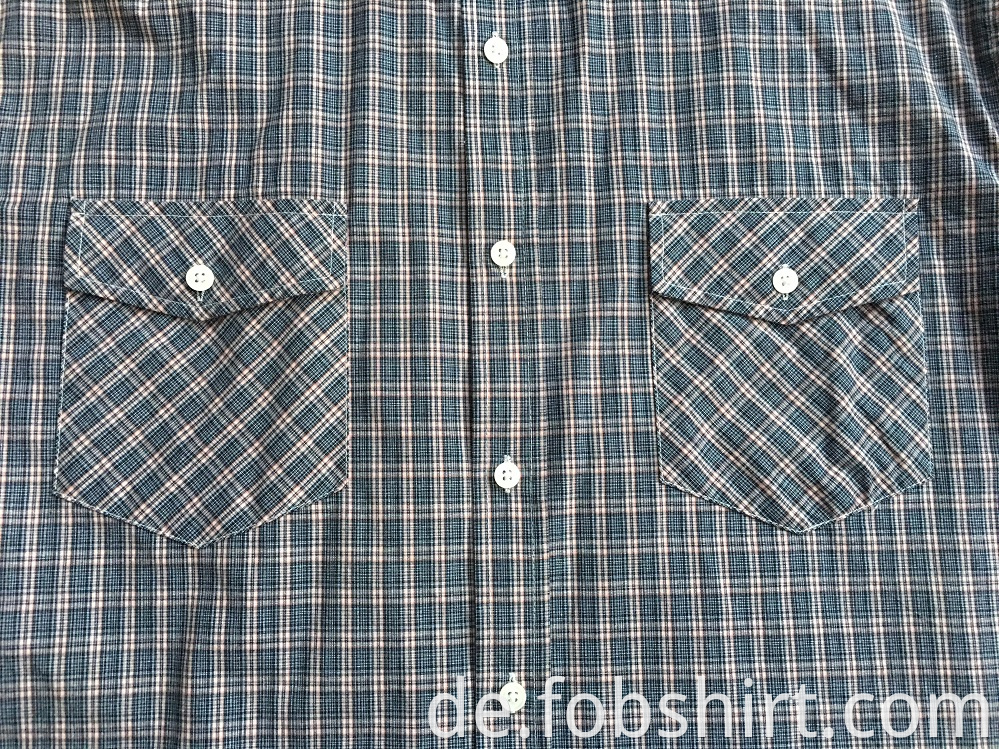 Men Two Chest Pocket Shirts